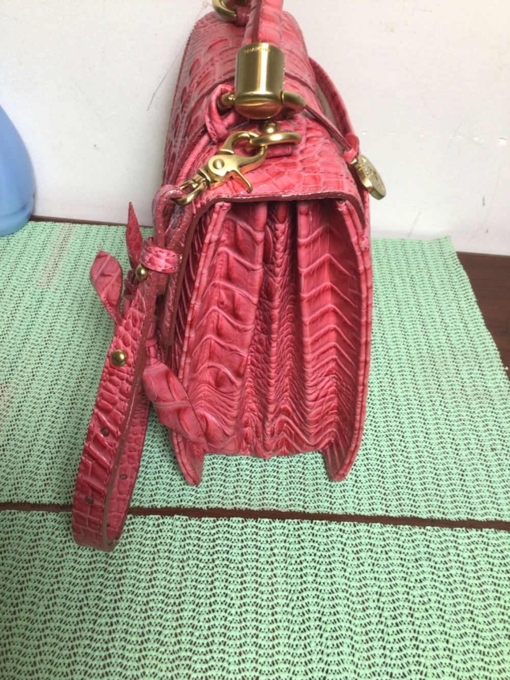 Brahmain Cor embossed with rosette tassels with GOLDTONE accent - Picture 10 of 12